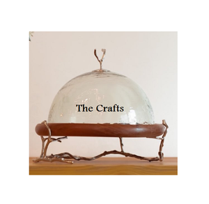 Ensemble d'artisanat, trois tailles différentes, support à gâteau en aluminium couleur or martelé, couvercle en acrylique, logo personnalisé pour la maison et le commerce - Product Image 4