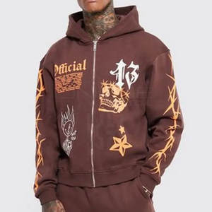 Chándal de manga larga con estampado de soplo de Venta caliente hecho en chándales de impresión de soplo de alta calidad - Product Image 3