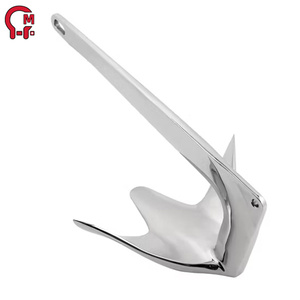 HLM Bruce Delta Anker Gegalvaniseerd of 316 RVS Hoge Houdkracht HHP Stockloos Anker voor Jacht en Commerciële Vaartuigen - Product Image 3