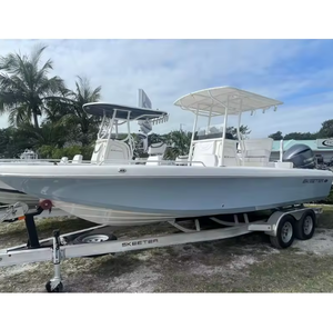 Embarcación de Pesca Moderna de Segunda Mano de 2023 con Consola Central para Ocio Familiar, Deportes Acuáticos y Aventuras, 23 Pies con Remolque - Product Image 1