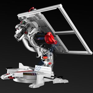 <span class=keywords><strong>Sierra</strong></span> de <span class=keywords><strong>madera</strong></span> portátil <span class=keywords><strong>para</strong></span> muebles caseros, aleación de aluminio de alta calidad, adecuada <span class=keywords><strong>para</strong></span> carpintería de acero - Product Image 2