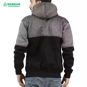 Sweat à capuche personnalisé en gros, 100% coton molletonné/éponge française, pour hommes grandes tailles, séchage rapide, respirant, sweat à capuche sur mesure - Product Image 4