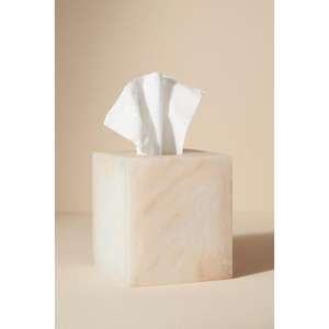 <b>Compact</b> and Functional Resin Tissue Holder with Anti-slip Bottom for Secure Placement on <b>Desks</b> & Tables and Shelves - Product Image 2