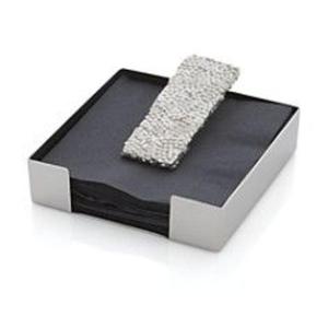 Casted Antler <b>Weight</b> Tissue Organizer Tray Square Shape <b>Metal</b> Napkins Display Box Hotel Restaurants Supplies Table Accessories - Product Image 5