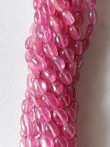 Precioso rubí suave cuentas de forma ovalada cuentas sueltas de piedras preciosas de rubí para la fabricación de joyas suministros de cuentas de forma ovalada personalizados - Product Image 5