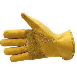 Gants de conducteur antidérapants de haute qualité en cuir de sécurité avec logo personnalisé pour la vente en gros de gants de conducteur en plein air - Product Image 5