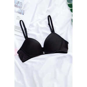 Soutiens-gorge rembourrés souples ouverts sur le devant bleu - Product Image 1