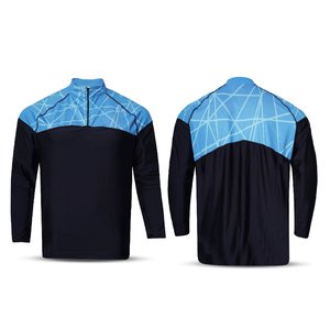 OEM Haute Qualité Personnalisé Hommes GAA Gaelic Football Quarter 1/4 Demi-Zip Top Slim Fit Polyester Spandex 1/4 Quarter Zip Shirts - Product Image 2