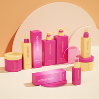 Ensemble de soins personnels multifonctionnel en plastique, flacon pompe blanc 100ml-400ml, pot à crème pour la collection de soins capillaires et de soins de la peau, lancements