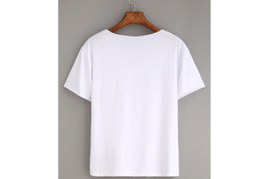 Camiseta Unisex de Algodón Suave, Estilo Urbano, Estampada, Premium, de Alta Calidad, Informal de Verano, de Manga Corta - Product Image 3