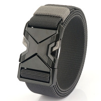 Nouvelle ceinture tactique extérieure décontractée pour homme 2025 avec boucle en alliage à dégagement rapide et sangle extensible de 38 mm