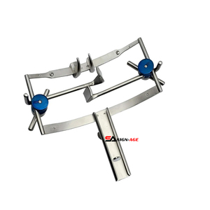 Mordaza de boca Dingman de acero inoxidable con precio al por mayor con 3 cuchillas de lengua Retractor de mejillas abridor de boca con logotipo personalizado - Product Image 2