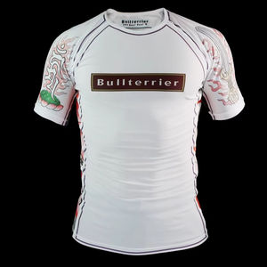 2026 Rash Guard Fitness Gym Compression chemise à manches courtes respirant Anti-UV écologique MMA prix de gros - Product Image 1