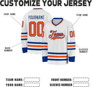 Maillots de hockey sur glace sublimés personnalisés en gros par usine directe pour les vêtements de sport d'équipe et les commandes en gros - Product Image 5