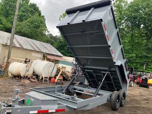 2024 Remorques agricoles TuffDump 7x16 4 pieds 14k 7 tonnes Trailer-D14K7164T à benne basculante - Product Image 2