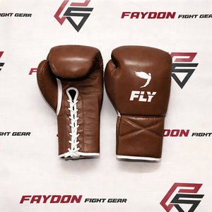 FLY Personalized Logo Custom Made Burgundy Color Professional Laced Up Sparring <b>Gloves</b> Wholesale Adjustable Martial Arts <b>Gloves</b> - Product Image 5