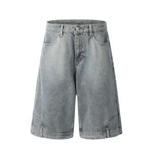 Pantalones cortos de algodón Hip Hop para gimnasio de tendencia de verano, pantalones cortos vaqueros holgados, ropa informal para hombre, pantalones cortos más cómodos, estilo único - Product Image 6