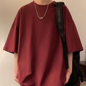 เสื้อยืดพิมพ์ลายสกรีนโลโก้แบบกำหนดเองเสื้อยืดเฮฟวี่เวตสำหรับผู้ชาย100% ผ้าฝ้ายหนัก - Product Image 2