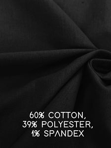 T-shirt classique uni à manches courtes et col rond pour homme, coupe ajustée, en polyester/coton tissé (S-3XL), 180g, séchage rapide et respirant - Product Image 3