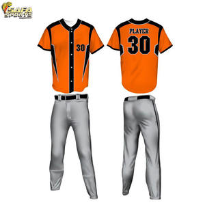 Conjunto de Uniforme de Béisbol, Jersey y Pantalones Personalizados para Equipo, Venta al por Mayor, OEM, Ropa Deportiva Transpirable de Secado Rápido - Product Image 3