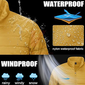 Fabricante de Chaquetas Acolchadas con Marca Personalizada, Ropa Exterior Impermeable para Colecciones de Moda de Marca Privada - Product Image 4