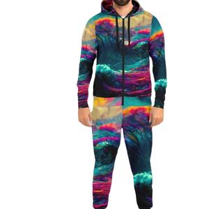 Chándal Deportivo con Capucha para Hombre, Diseño Moderno, Sublimado, Transpirable, Cómodo, Alta Calidad, Precio Razonable, Gran Venta - Product Image 1