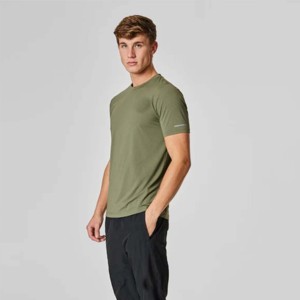 T-shirt en lyocell pour homme de haute qualité-Doux, respirant et parfait pour les vêtements décontractés, les entraînements et les activités de plein air - Product Image 2