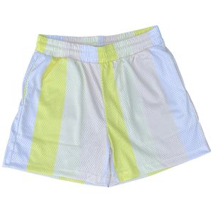 Wholesale Summer Fitness Gym Shorts Men Custom Logo Polyester Sublimation Plain Mesh Basketball Shorts XS Size Pattern - Product Image 2