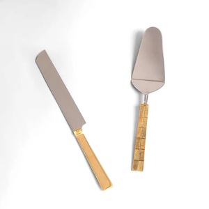 Cubiertos plateados de acero inoxidable para uso diario, conjunto de cubertería tradicional de titanio y plata con mango, seguro y saludable, gran oferta - Product Image 5