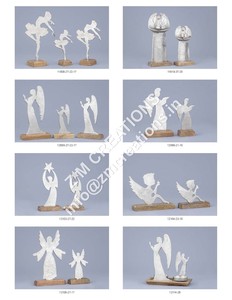 Portavelas Tealight Forma de árbol decorativa Base de madera Precio barato Decoración de Navidad Colección de regalos Artículos de acento - Product Image 5