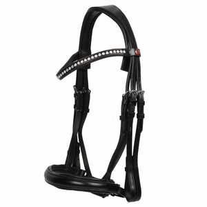 Bride de cheval de conception anatomique Bride en cuir de cheval Anatomic Horse Snaffle Leather Bridle Manufacturer Anatomic Dressage - Product Image 2