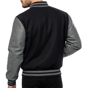 Stylish Varsity Jackets Breathable Crew Neck Collar Customized Logo Printing Full Sleeves CollegeBaseballjacket for men - Product Image 2