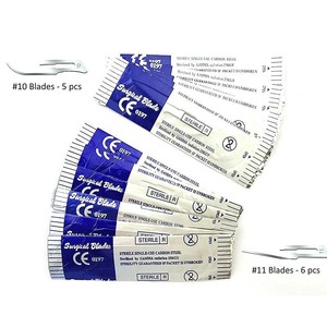 Kit médical de sutures chirurgicales professionnelles avec kit de suture de module de pratique de coussinet de suture de peau pour la formation disponible toutes les tailles - Product Image 4