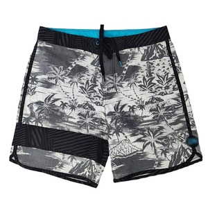 Logo personnalisé hommes séchage rapide Surf & Beach Shorts 4-Way Stretch écologique Fitness maillots de bain en gros solide motif uni teint - Product Image 1