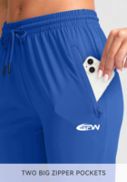 Pantalon de jogging pour femme personnalisé en molleton ultra-doux 100% polyester, avec poches, cordon de serrage, respirant et à séchage rapide