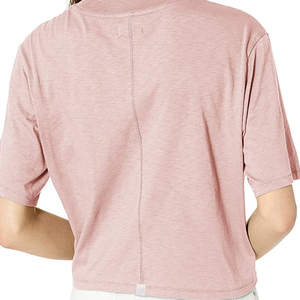 เสื้อครอปของผู้หญิงเสื้อครอปผ้าฝ้าย100% เซ็กซี่แห้งเร็วเสื้อครอปสำหรับยิมฟิตเนสโยคะโลโก้ตามสั่ง - Product Image 5