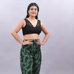 <b>Women's</b> High Waist Casual Wide Leg Pants 100% Cotton Print Pajama Pant Summer Plus Size High Waist <b>Women's</b> Casual Print Pants - Product Image 1