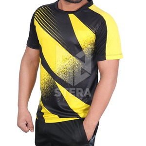 Venta caliente Tallas grandes Hombres Slim Fit Camisetas Transpirable Sublimación Ropa deportiva Patrón impreso único Hecho Poliéster/Algodón - Product Image 5