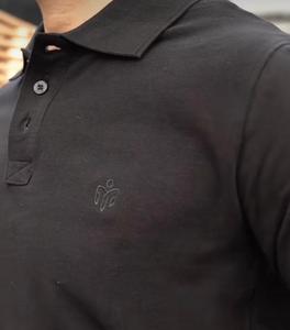 เสื้อโปโลผ้าฝ้ายคุณภาพสูงสำหรับบุรุษมีหลายสีปักโลโก้ลายตามแบบ - Product Image 2