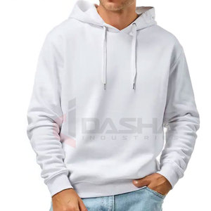 Sweat à capuche court surdimensionné avec logo personnalisé 450 GSM poids lourd 100% coton graphique impression bouffante 3D pour hommes sans ficelle hiver hommes - Product Image 5