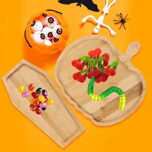 Plateau de service personnalisé écologique en bois de noyer carré plateau de service pour la cuisine vente en gros - Product Image 5