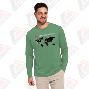 Camiseta de Jersey de algodón de manga larga para mujer Heritage, apliques cómodos de verano ecológicos disponibles, rebordear, Denim, Batik, pana - Product Image 1