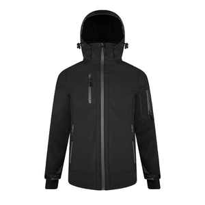Personalizado Hombres Casual Pullover Suéter Invierno Prendas de punto Cálido Mezcla de lana OEM personalizado Moda Sudadera con capucha - Product Image 1