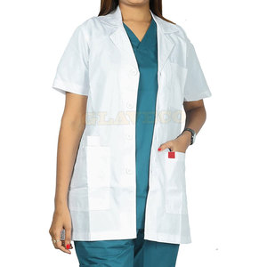 Bata de laboratorio profesional unisex hecha a medida con uniformes hospitalarios de último diseño de alta calidad - Product Image 1