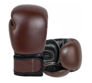 Gants de boxe en cuir vintage personnalisables avec logo Gants de championnat d'entraînement en cuir pur pour les arts martiaux - Product Image 4