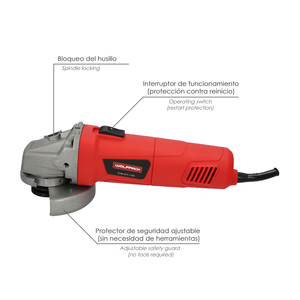 Smerigliatrice da 900 Watt. O/ 125 mm. 11.000 giri al minuto - Product Image 4