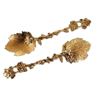 Meilleure finition or argent ensemble de couverts en acier inoxydable ménage vaisselle fourchette couverts 4 pièces ensemble avec luxe argent poignée - Product Image 2