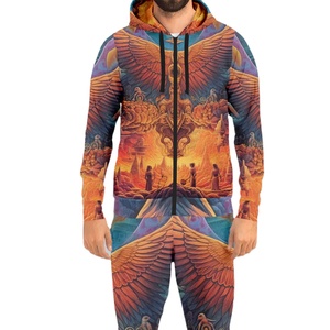 Nuevo chándal cortavientos de moda para hombre, raya reflectante de alta calidad sublimada para invierno, conjunto de patrón sólido transpirable 2026 - Product Image 1