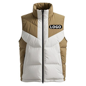 Venta caliente personalizado bordado logotipo antiincrustante y antiestático impermeable Nylon poliéster sin mangas Pickleball chaquetas de los hombres - Product Image 4