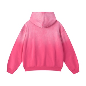 Sudadera con Capucha para Hombre, de Algodón Puro, Talla Grande, con Diseño Degradado Pintado con Spray - Product Image 2